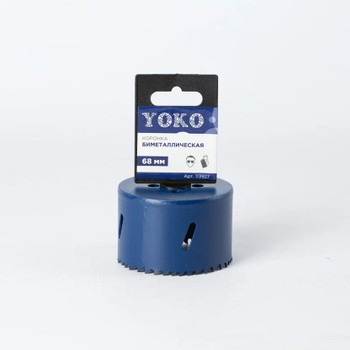 Коронка BIMETAL, 68 мм Yoko