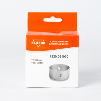 Коронка Bi-Metal ф64 ELITECH