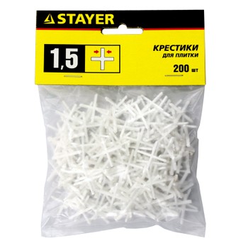 Крестики д/плитки 1,5 (200шт), STAYER