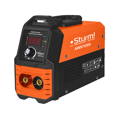 AW97I200  Сварочный инвертор Sturm!, 200А, ПВ 60%, 170-250В, HotStart/AntiStick/ArcForce