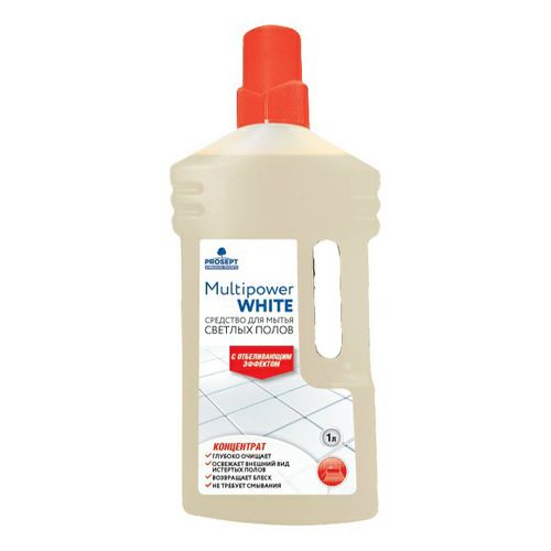 Средство для мытья пола с отбеливающим эффектом Multipower White, 1л, Prosept